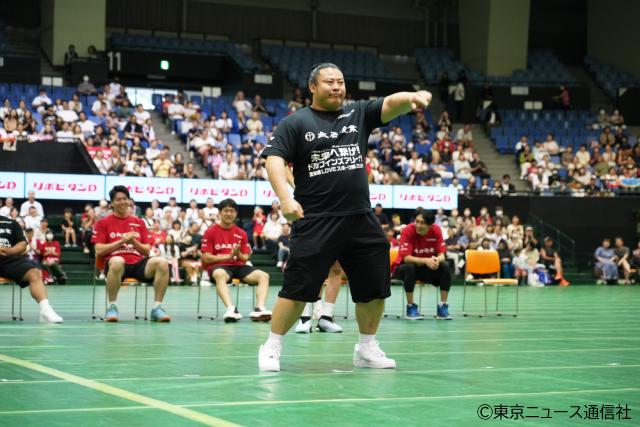 力士とBリーガーが夢のコラボ！ 愛知LOVEスポーツ博2024でファンと交流