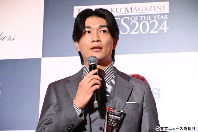 高橋大輔「SUITS OF THE YEAR 2024」の授賞式で二宮和也とのコラボに意欲満々!?