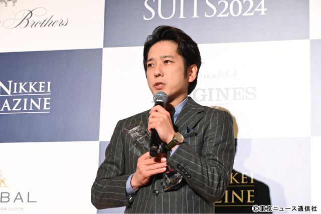 高橋大輔「SUITS OF THE YEAR 2024」の授賞式で二宮和也とのコラボに意欲満々!?