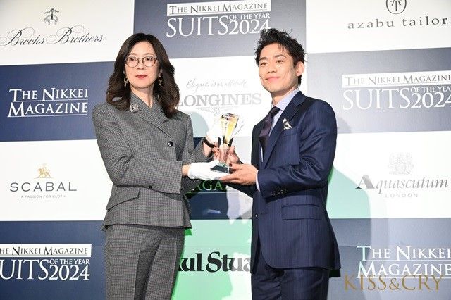 高橋大輔が「SUITS OF THE YEAR 2024」を受賞「自分の可能性を見つける年にしていきたい」