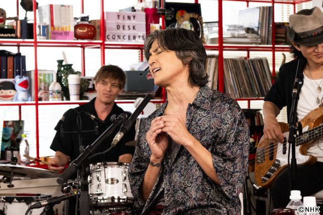 「tiny desk concerts JAPAN　稲葉浩志」藤井風に続き、本家NPRのサイトへ掲載が決定！