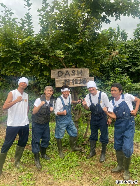 「ザ！鉄腕！DASH!!」TOKIO＆森本慎太郎＆藤原丈一郎がDASH村で大収穫祭！