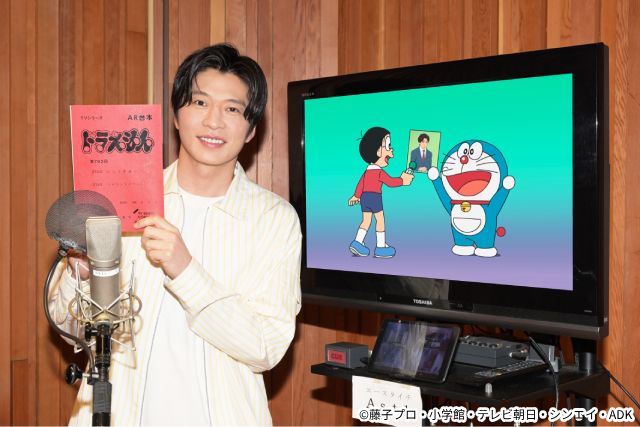 田中圭、大好きな「ドラえもん」に“限りなく本人に近い”田中エイ役で声の出演