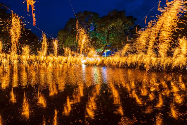 韓国の幻想的な火祭り「咸安（ハマン）落火ノリ」に酔いしれてヒーリング体験