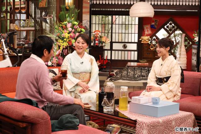 有村架純＆友近が「さんまのまんま」正月SPに登場。北口榛花はさんまにやりをプレゼント