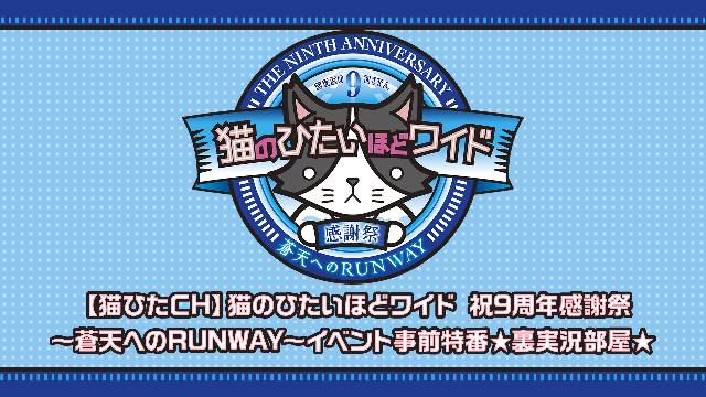 「猫ひた9周年感謝祭」事前特番をニコニコチャンネルで2月19日配信！ “裏実況部屋”も実施